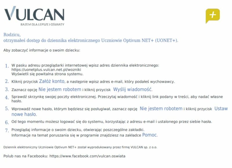Uonetplus Vulcan Net Pl Opole Logowanie się do e-dziennika UONET+ | Szkoła Podstawowa im. Józefa